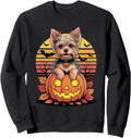 Halloween Yorkshire Terrier Sweatshirt - Trendy Graphic for Adults - T-Shirt, Sweatshirt, Hoodie