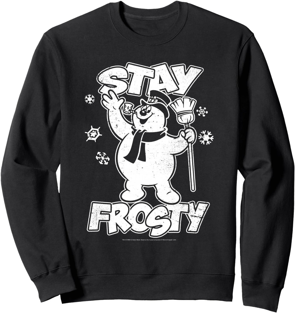 Frosty Snowman Stay Frosty Snowflakes T-Shirt - Aesthetic Graphic Unisex - T-Shirt, Sweatshirt, Hoodie