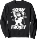 Frosty Snowman Stay Frosty Snowflakes T-Shirt - Aesthetic Graphic Unisex - T-Shirt, Sweatshirt, Hoodie