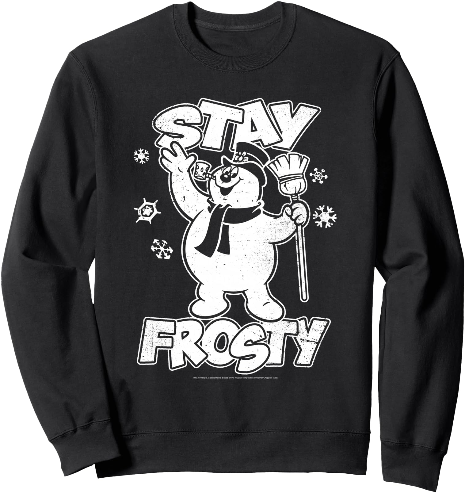 Frosty Snowman Stay Frosty Snowflakes T-Shirt - Aesthetic Graphic Unisex - T-Shirt, Sweatshirt, Hoodie