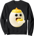 Deviled Egg Eating Itself Meme Sweatshirt - Aesthetic Graphic Men Women - T-Shirt, Sweatshirt, Hoodie