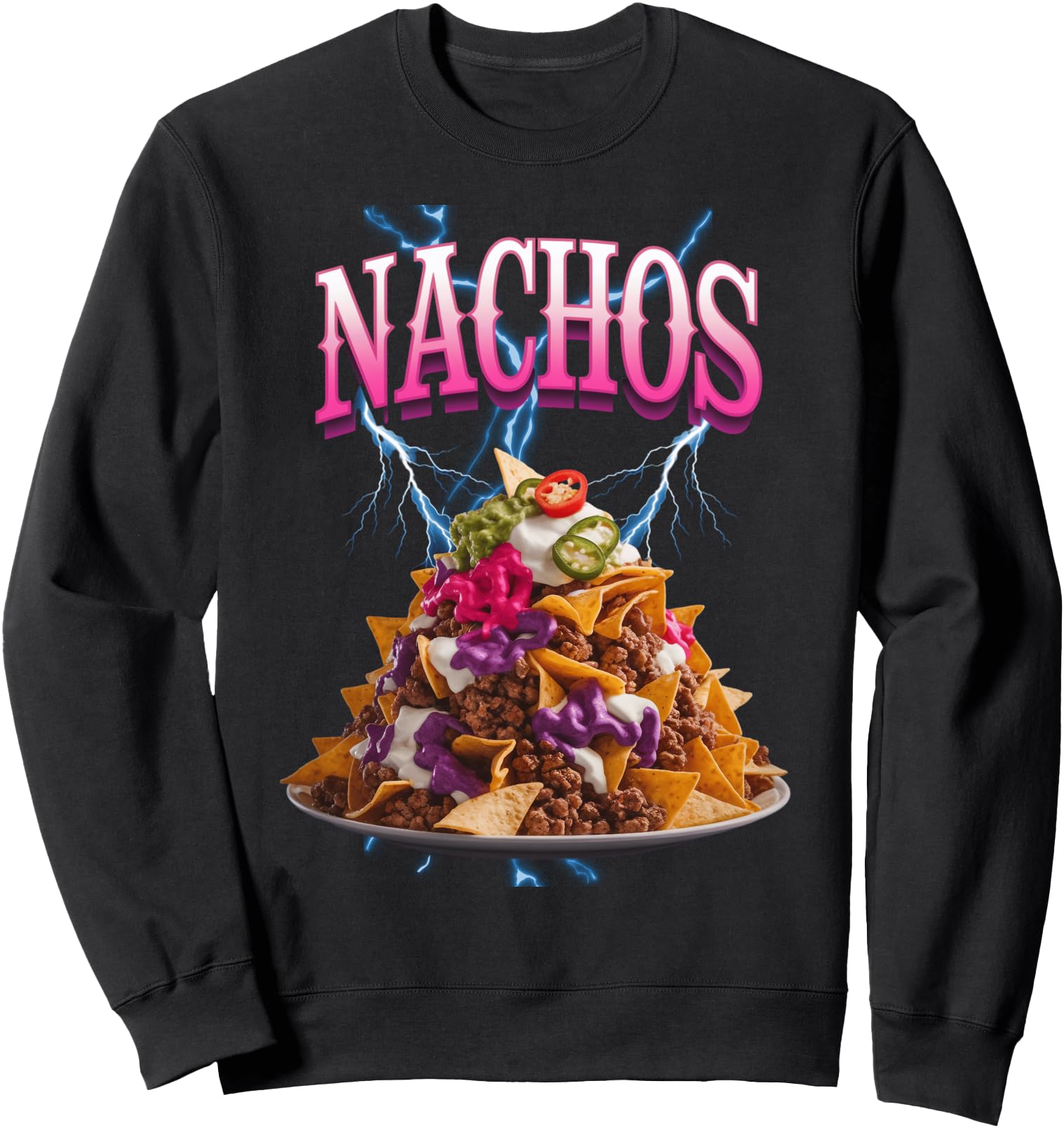Handcrafted Nachos Meme Bootleg Rap 90S T-Shirt - Unique Graphic Unisex - T-Shirt, Sweatshirt, Hoodie