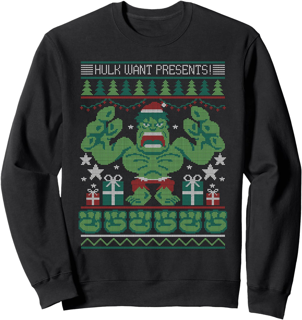 Exclusive Marvel Hulk Wants Presents Hoodie - Streetwear Style Men Women - T-Shirt, Sweatshirt, Hoodie