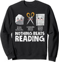 Rock Paper Scissor Reading Book T-Shirt - Streetwear Style for Adults - T-Shirt, Sweatshirt, Hoodie