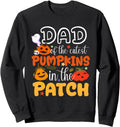 Authentic Dad Cutest Pumpkins Patch Hoodie - Fun Novelty Design Men Women - T-Shirt, Sweatshirt, Hoodie