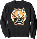 Original Kawaii Ramen Anime Dog T-Shirt - Custom Art Print for Adults - T-Shirt, Sweatshirt, Hoodie