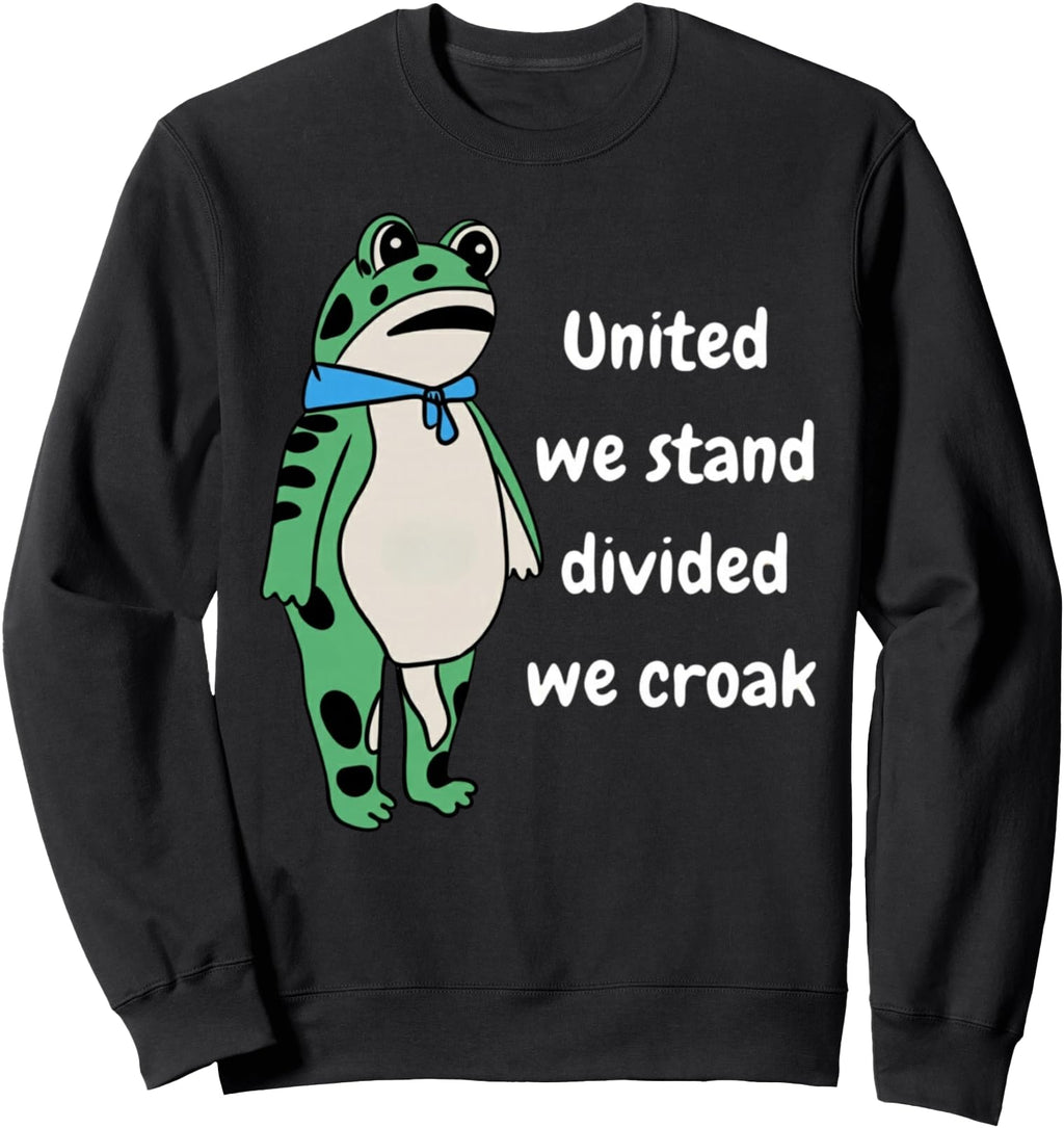 Authentic United We Stand Divided Sweatshirt - Novelty Apparel for Adults - T-Shirt, Sweatshirt, Hoodie