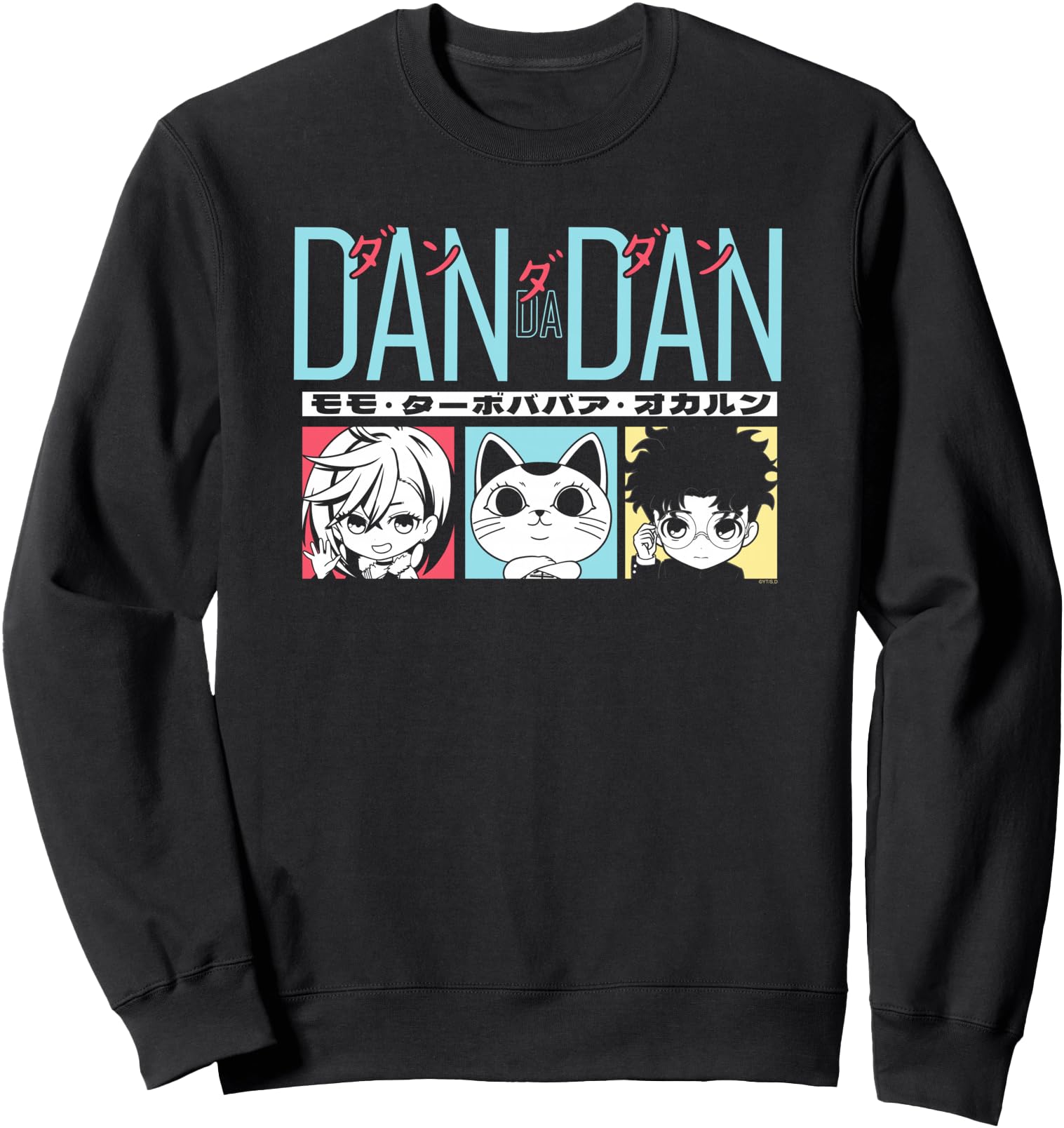 Handcrafted Dan Da Dan Chibi Character T-Shirt - Unique Graphic for Adults - T-Shirt, Sweatshirt, Hoodie