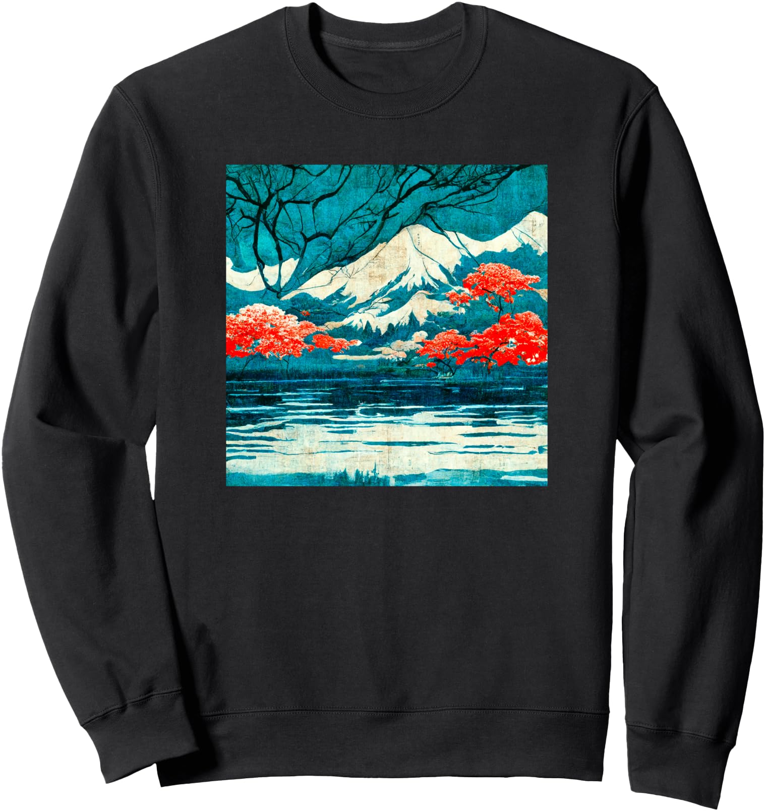 Authentic Japanese Art Exclusive Sweatshirt - Minimalist Print for Adults - T-Shirt, Sweatshirt, Hoodie