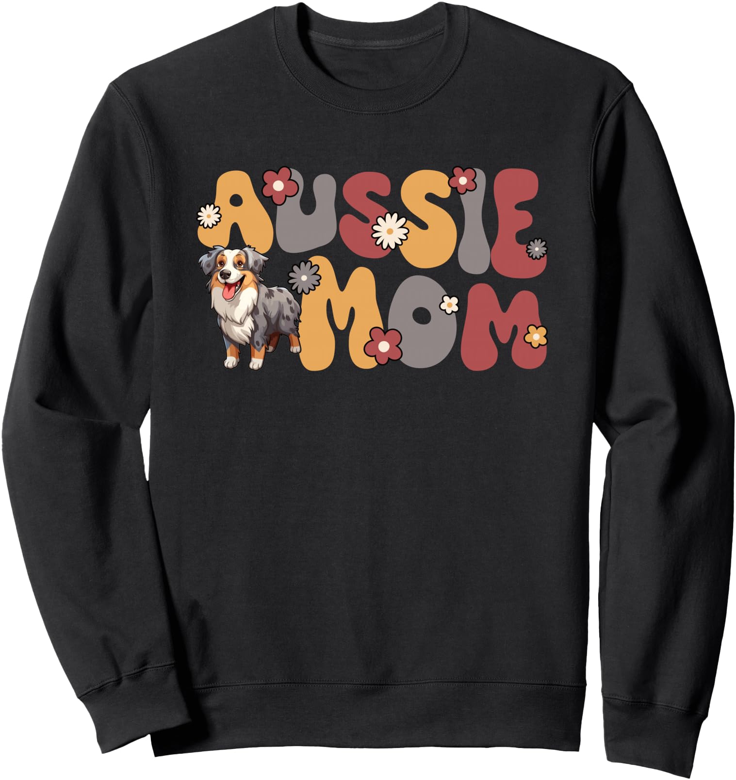 Original Australian Shepherd Blue Sweatshirt - Trendy Graphic Men Women - T-Shirt, Sweatshirt, Hoodie