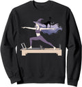 Handcrafted Witch Cat Doing Reformer T-Shirt - Trendy Graphic for Adults - T-Shirt, Sweatshirt, Hoodie