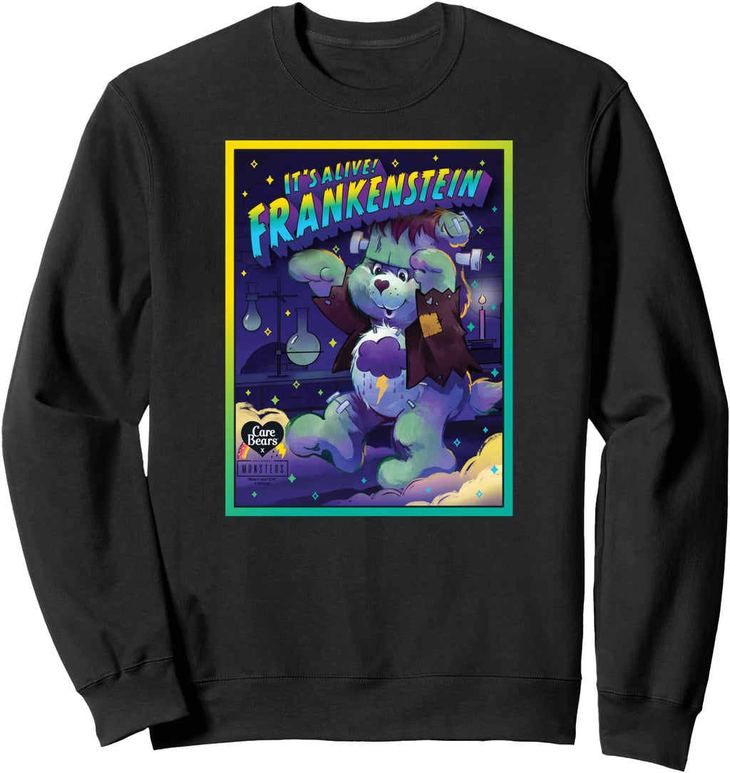 Care Bears X Universal Monsters Grumpy Hoodie - Fun Novelty Design Unisex - T-Shirt, Sweatshirt, Hoodie