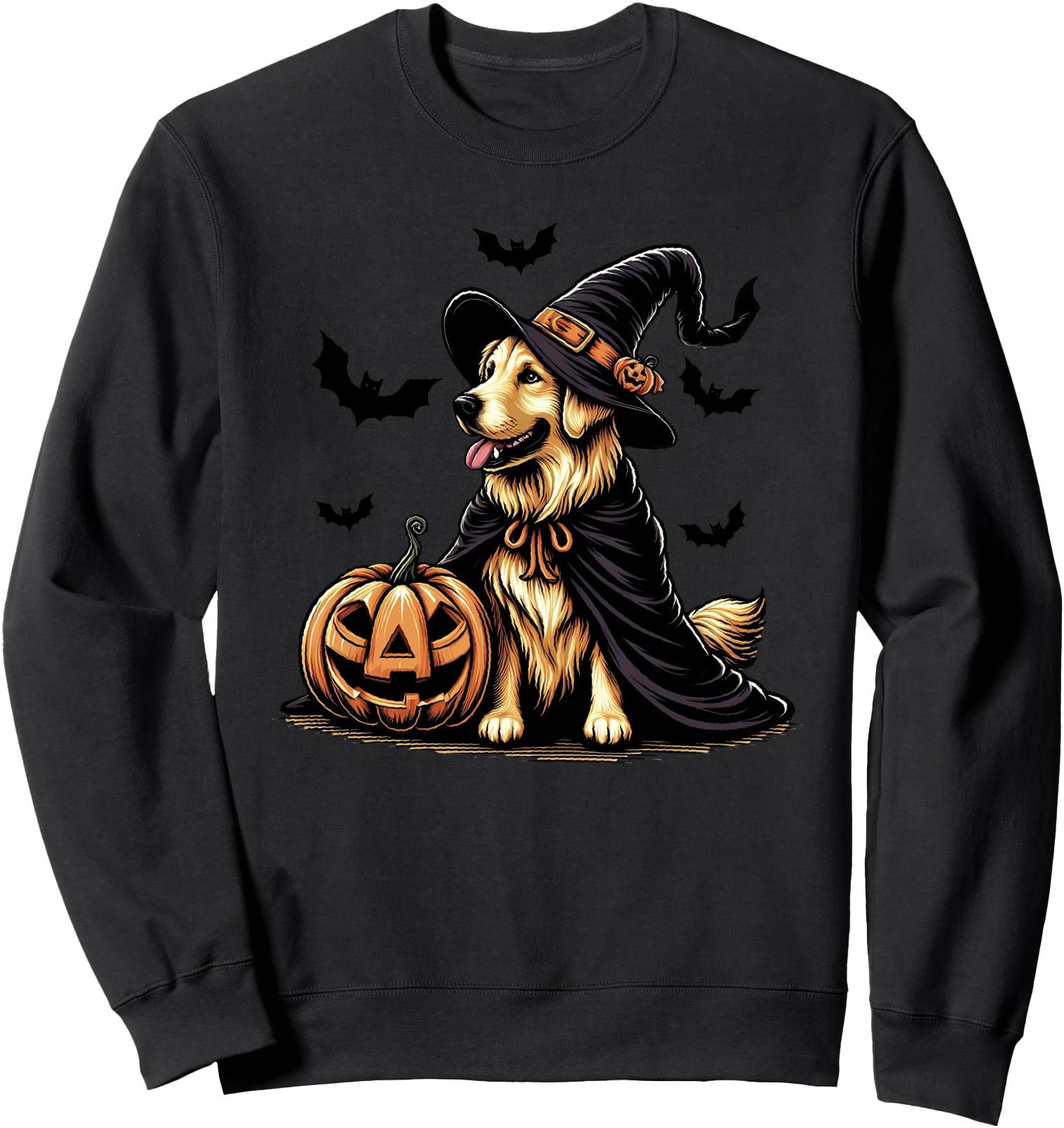 Golden Retriever Dogs Ghost Boo Hoodie - Aesthetic Graphic for Adults - T-Shirt, Sweatshirt, Hoodie