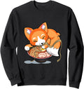 Original Ramen Noodles Fox Kawaii Hoodie - Casual Everyday Wear for Adults - T-Shirt, Sweatshirt, Hoodie