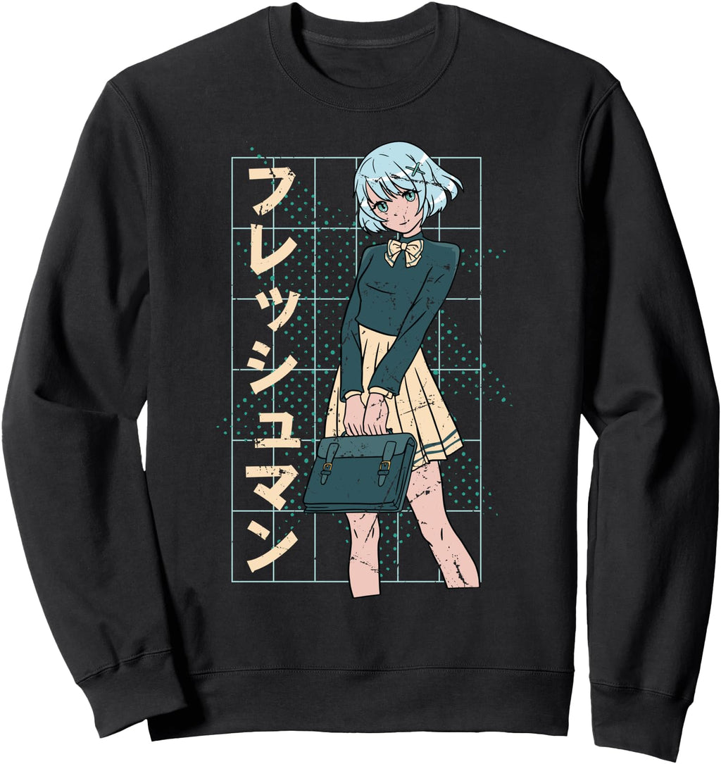 Exclusive Freshman Kawaii Otaku Anime Hoodie - Custom Art Print for Adults - T-Shirt, Sweatshirt, Hoodie
