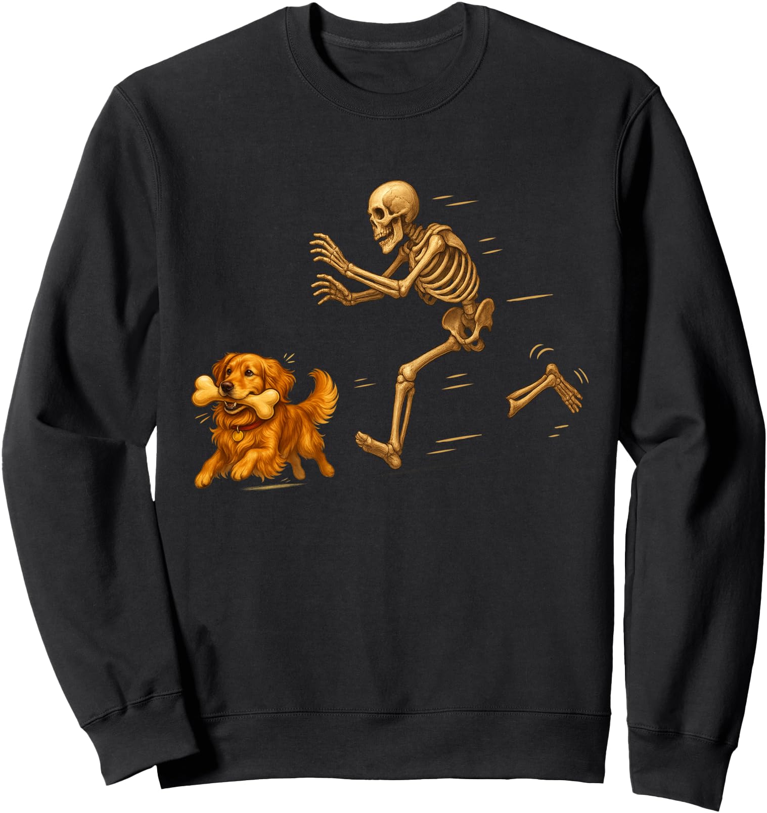Exclusive Golden Retriever Halloween Sweatshirt - Novelty Apparel Unisex - T-Shirt, Sweatshirt, Hoodie