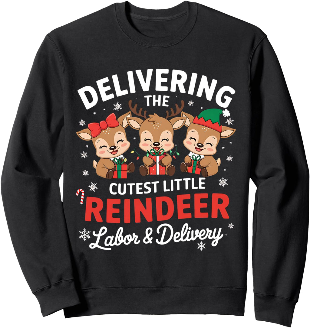 Exclusive Delivering Cutest Reindeer T-Shirt - Casual Everyday Wear Unisex - T-Shirt, Sweatshirt, Hoodie