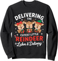 Exclusive Delivering Cutest Reindeer T-Shirt - Casual Everyday Wear Unisex - T-Shirt, Sweatshirt, Hoodie