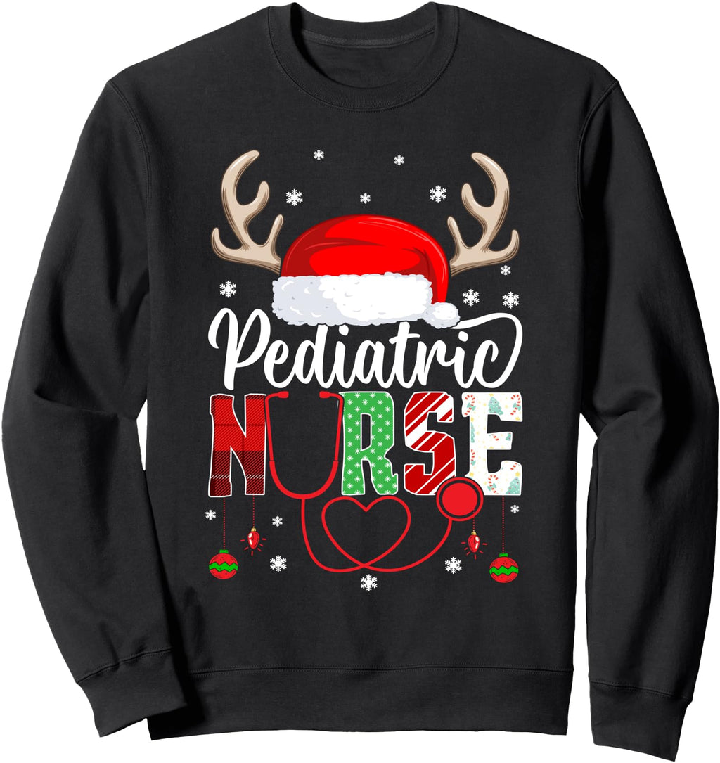 Merry Nurse Pediatric Nurse Nursing Hoodie - Casual Everyday Wear Unisex - T-Shirt, Sweatshirt, Hoodie