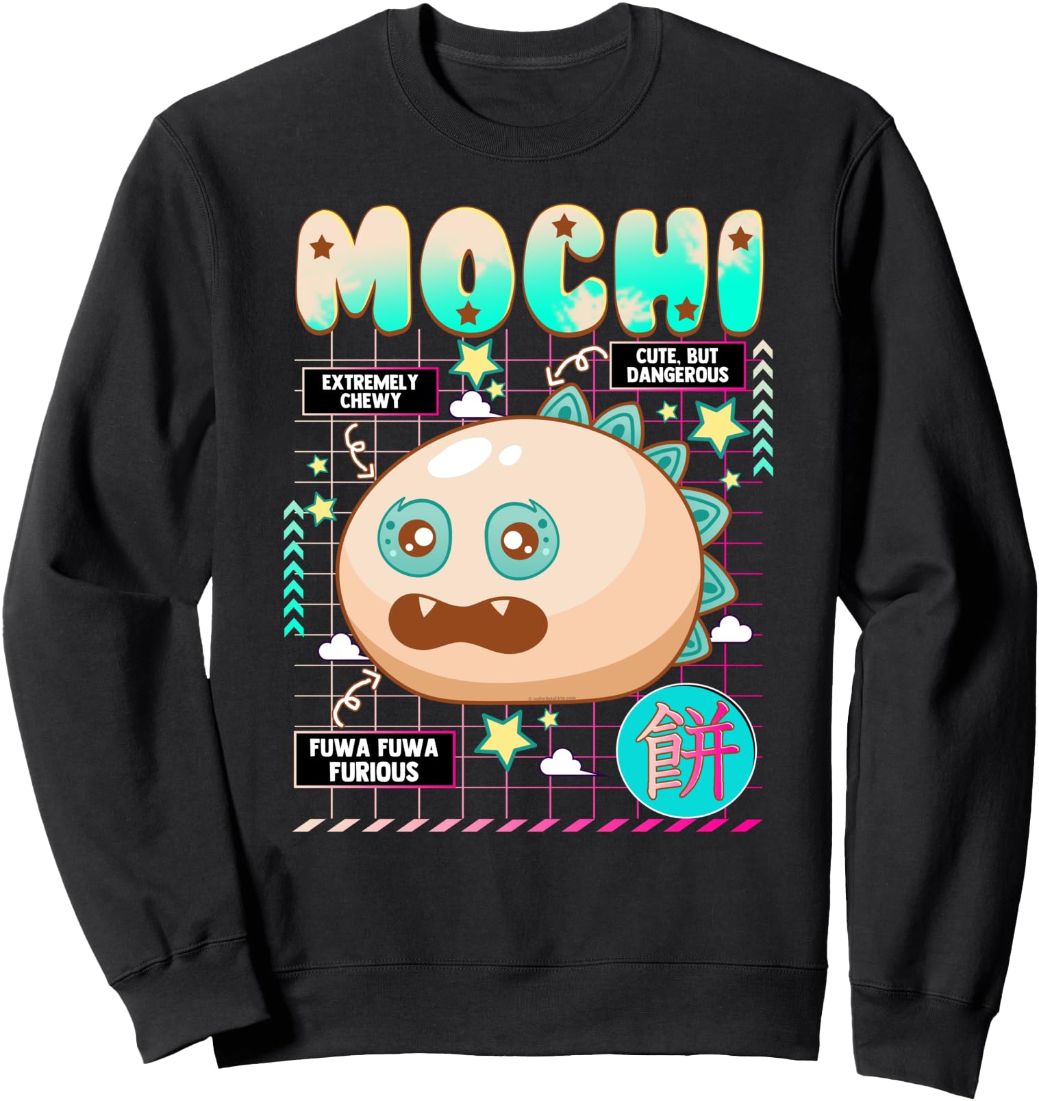 Mochi Monster Kawaii Japanese Mochi T-Shirt - Aesthetic Graphic for Adults - T-Shirt, Sweatshirt, Hoodie