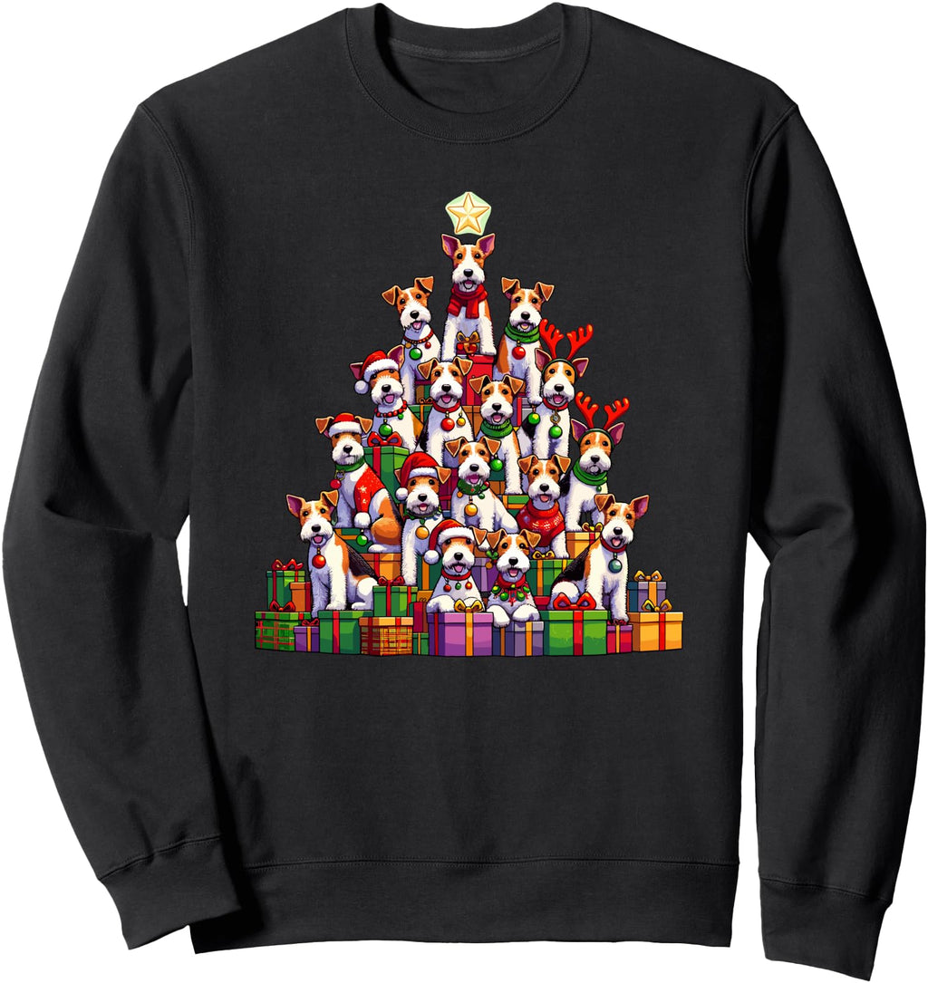 Authentic Tree Wire Fox Terrier Sweatshirt - Aesthetic Graphic Men Women - T-Shirt, Sweatshirt, Hoodie