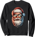 Authentic Sunglasses Santa Claus Face Sweatshirt - Novelty Apparel Unisex - T-Shirt, Sweatshirt, Hoodie