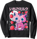 Original Strawberry Cat 90S Sweatshirt - Aesthetic Graphic Men Women - T-Shirt, Sweatshirt, Hoodie