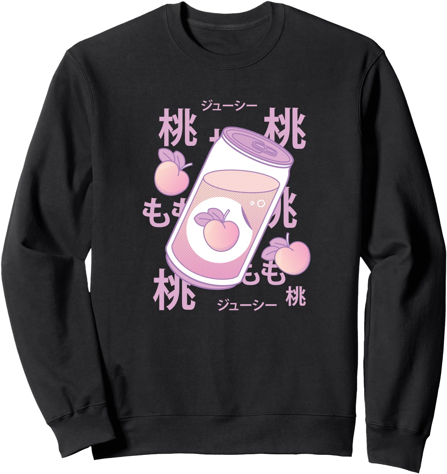 Original Kawaii Peach Drink Japanese Hoodie - Streetwear Style Unisex - T-Shirt, Sweatshirt, Hoodie