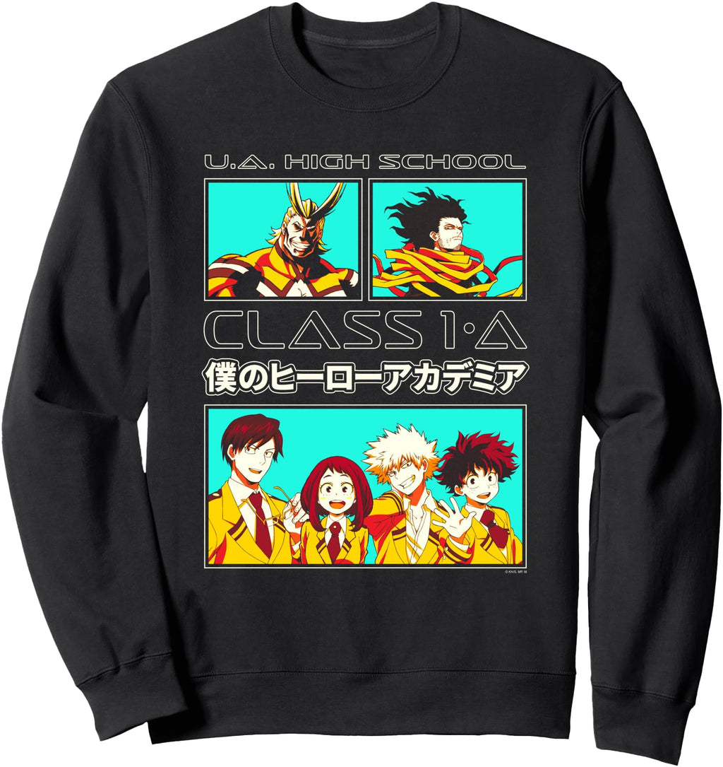 Original My Hero Academia Class 1 Sweatshirt - Novelty Apparel Men Women - T-Shirt, Sweatshirt, Hoodie