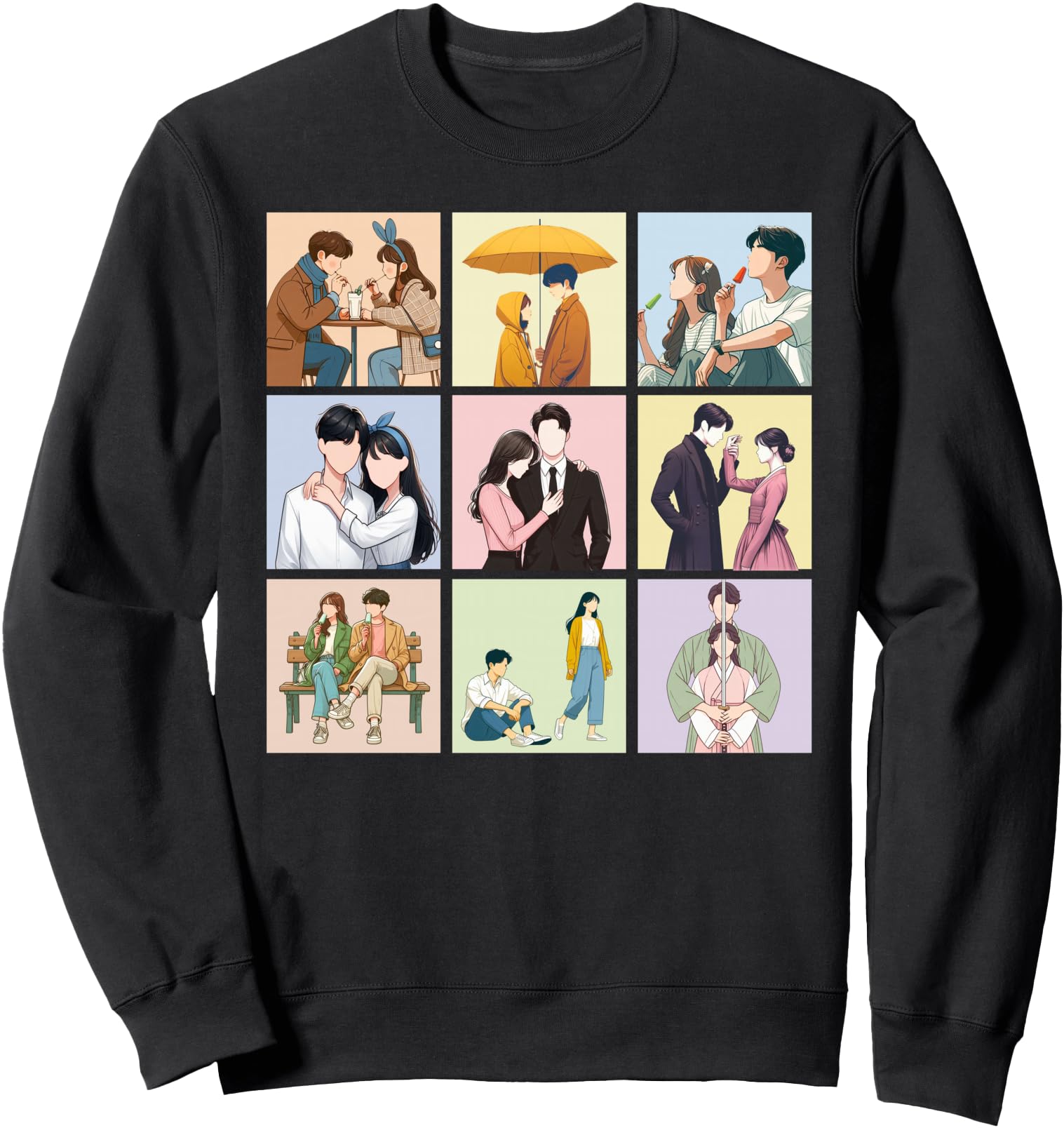 Handcrafted Kdrama Fangirl Korean Drama Hoodie - Custom Art Print Unisex - T-Shirt, Sweatshirt, Hoodie