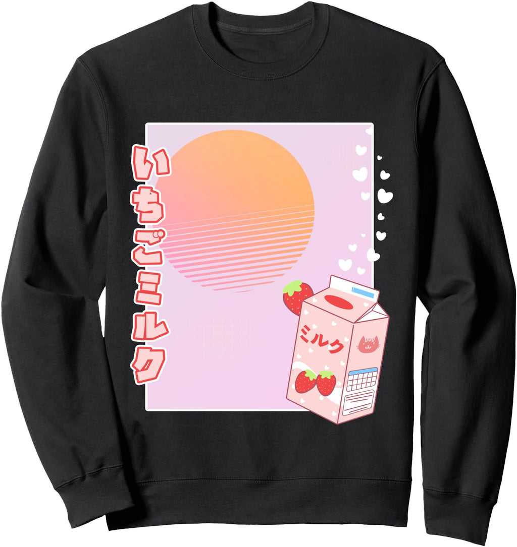 Exclusive Strawberry Milk Ichigo T-Shirt - Casual Everyday Wear Men Women - T-Shirt, Sweatshirt, Hoodie