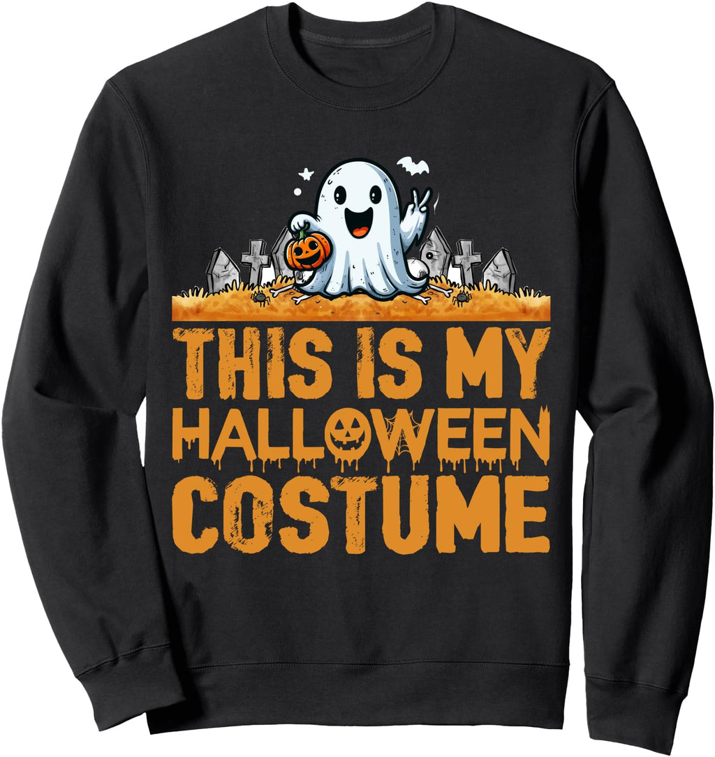 Original This Is My Halloween Sweatshirt - Casual Everyday Wear for Adults - T-Shirt, Sweatshirt, Hoodie