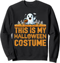 Original This Is My Halloween Sweatshirt - Casual Everyday Wear for Adults - T-Shirt, Sweatshirt, Hoodie