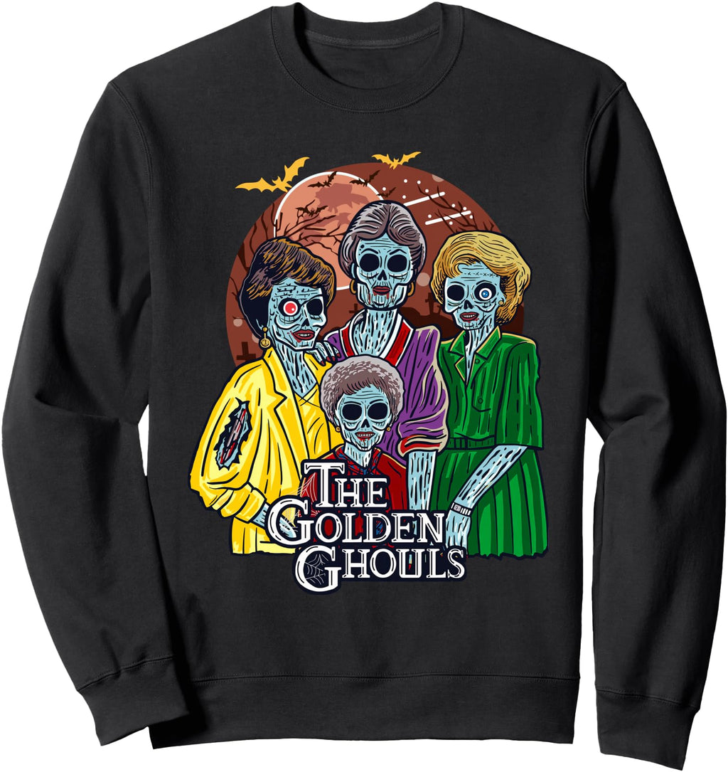 Handcrafted Golden Ghouls Halloween Rare Hoodie - Trendy Graphic Men Women - T-Shirt, Sweatshirt, Hoodie