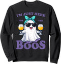 I M Just Here Boos Halloween Ghost T-Shirt - Graphic Print Men Women - T-Shirt, Sweatshirt, Hoodie