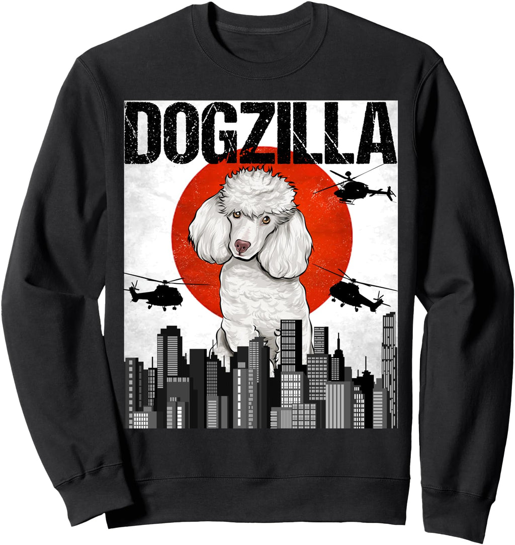 Authentic Japanese Dogzilla Poodle T-Shirt - Minimalist Print for Adults - T-Shirt, Sweatshirt, Hoodie