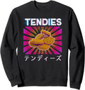 Vaporwave Tendies Chicken Anime Sweatshirt - Minimalist Print Men Women - T-Shirt, Sweatshirt, Hoodie