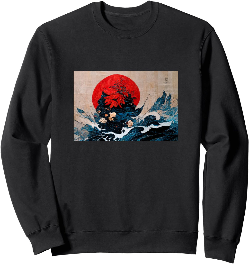 Authentic Japanese Art Sweatshirt - Unique Graphic Unisex - T-Shirt, Sweatshirt, Hoodie