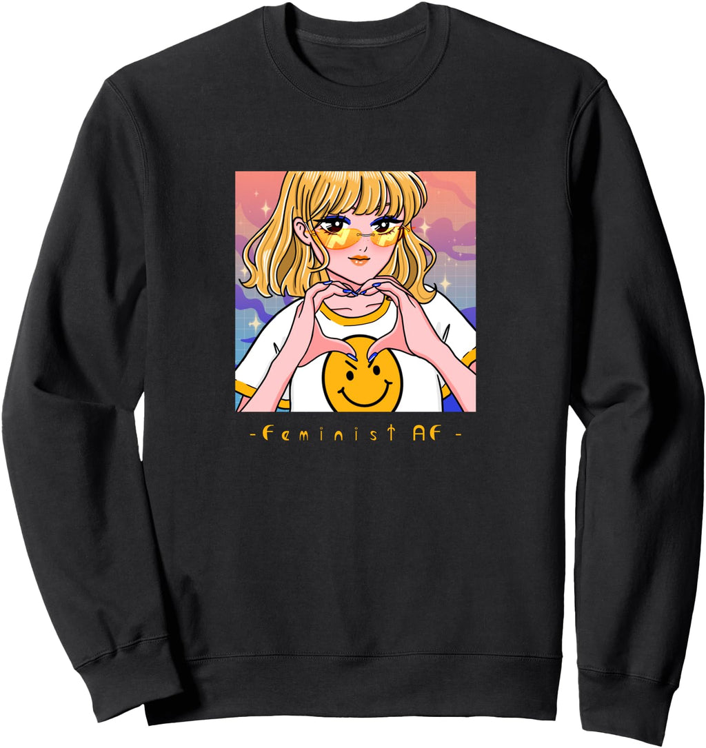 Aesthetic Feminist Af Egirl Sweatshirt - Fun Novelty Design Men Women - T-Shirt, Sweatshirt, Hoodie