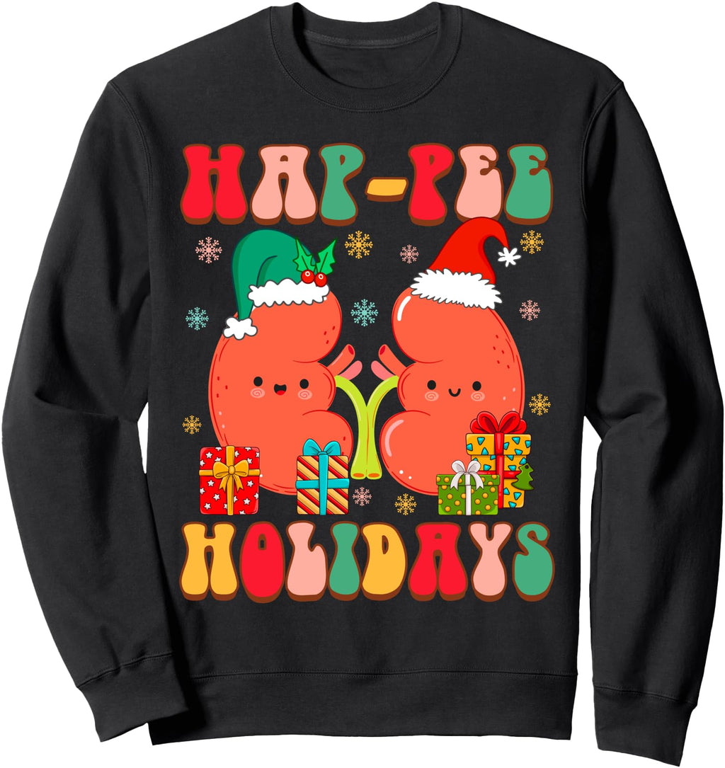 Handcrafted Dialysis Nurse Vibes Hap Pee Hoodie - Trendy Graphic Men Women - T-Shirt, Sweatshirt, Hoodie