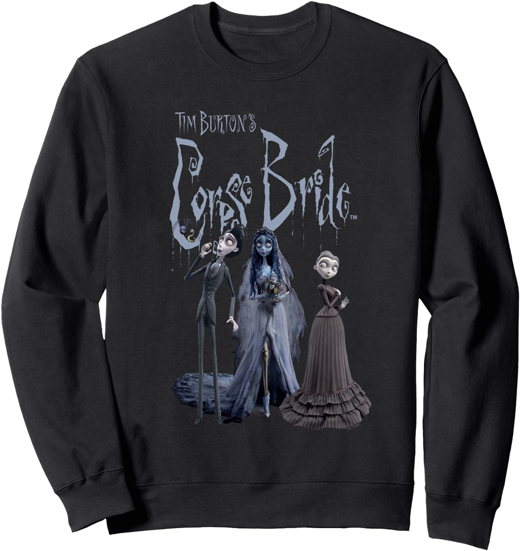 Exclusive Corpse Bride Victor Victoria Emily Hoodie - Graphic Print Unisex - T-Shirt, Sweatshirt, Hoodie