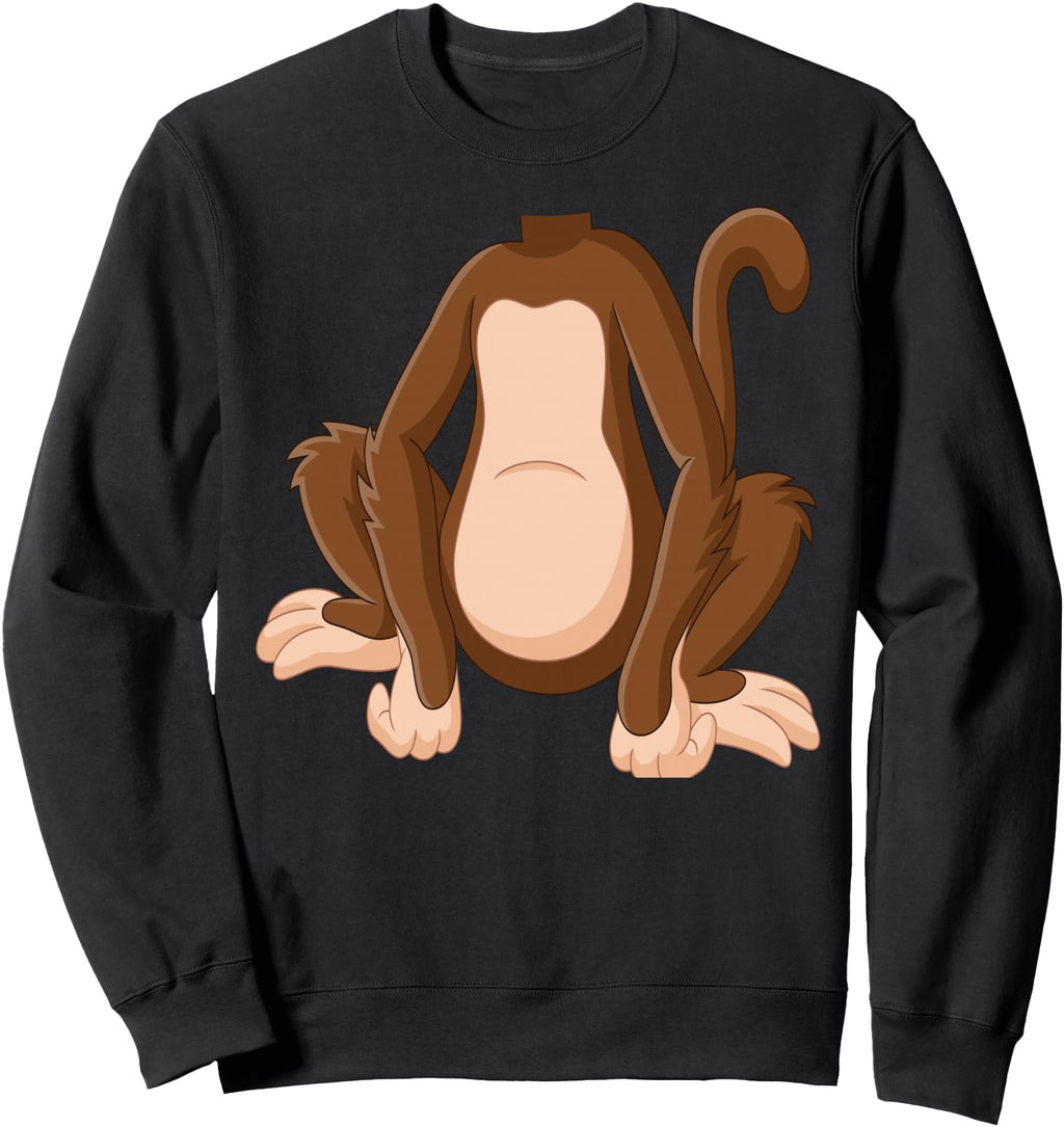 Monkey Monkey Costume Hoodie - Trendy Graphic Men Women - T-Shirt, Sweatshirt, Hoodie