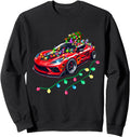 Original Sports Car X Mas Lights X Sweatshirt - Trendy Graphic Men Women - T-Shirt, Sweatshirt, Hoodie