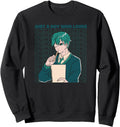 Original Just Who Loves Anime Sweatshirt - Custom Art Print Men Women - T-Shirt, Sweatshirt, Hoodie