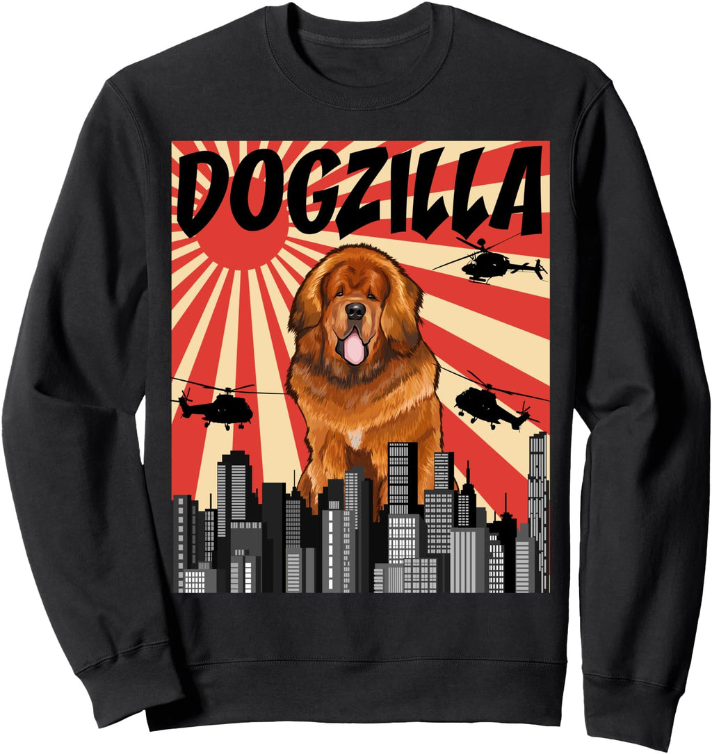 Japanese Dogzilla Tibetan Mastiff Rare T-Shirt - Graphic Print Unisex - T-Shirt, Sweatshirt, Hoodie