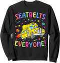 Authentic Seatbelt School Bus Driver Hoodie - Casual Everyday Wear Unisex - T-Shirt, Sweatshirt, Hoodie