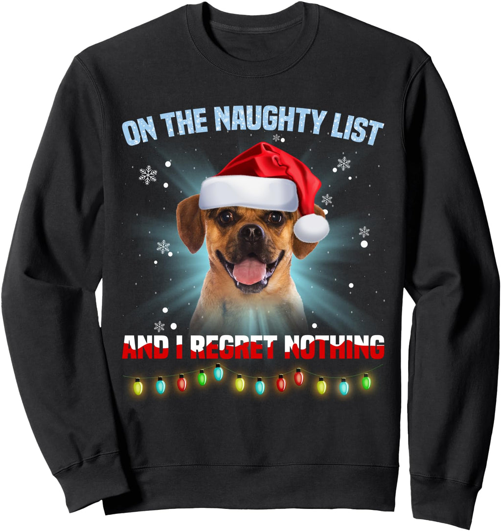 Original Naughty List And I Regret T-Shirt - Custom Art Print Men Women - T-Shirt, Sweatshirt, Hoodie