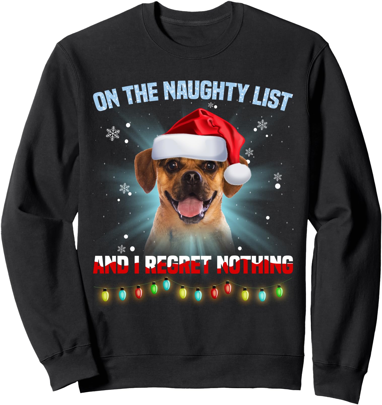 Original Naughty List And I Regret T-Shirt - Custom Art Print Men Women - T-Shirt, Sweatshirt, Hoodie