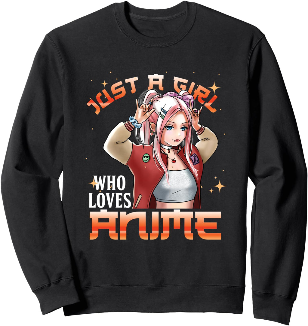 Exclusive Who Loves Anime Kawaii Sweatshirt - Minimalist Print Unisex - T-Shirt, Sweatshirt, Hoodie