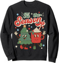Handcrafted Tis Season Tree Coffee Hoodie - Fun Novelty Design Unisex - T-Shirt, Sweatshirt, Hoodie